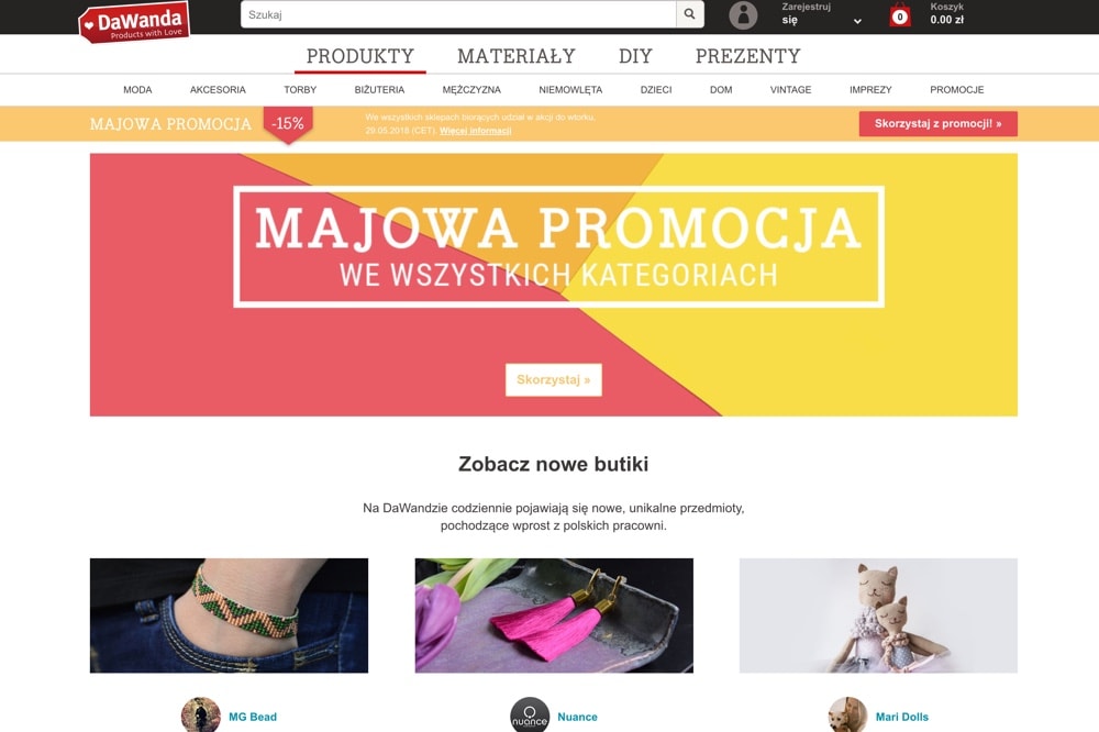 Featured image for DaWanda – produkty unikalne, ręcznie robione. Warto kupować?