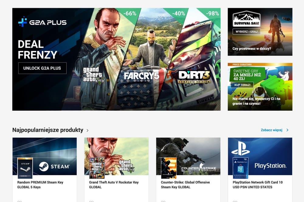 Jak kupować na G2A? Opinie oraz obszerna instrukcja. Warto skorzystać?