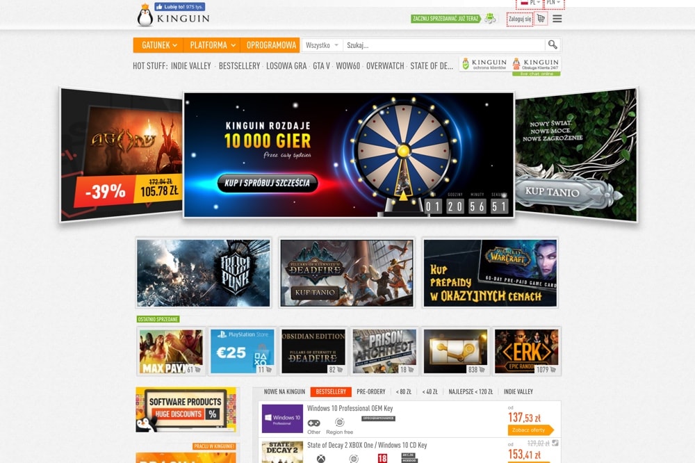 Kinguin – czy warto kupować gry sporo taniej?
